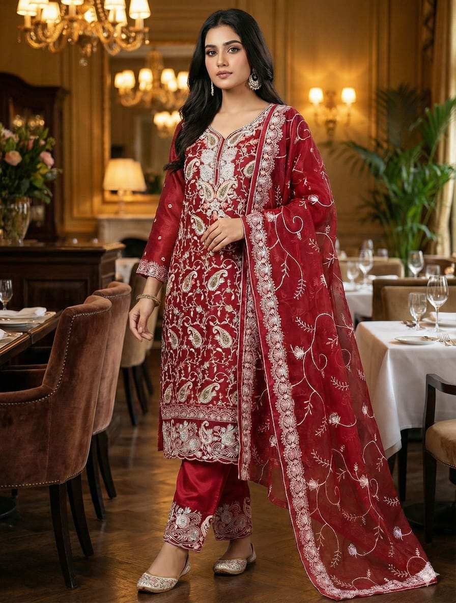 Fully ready to war Pakistani Collection Three Piece