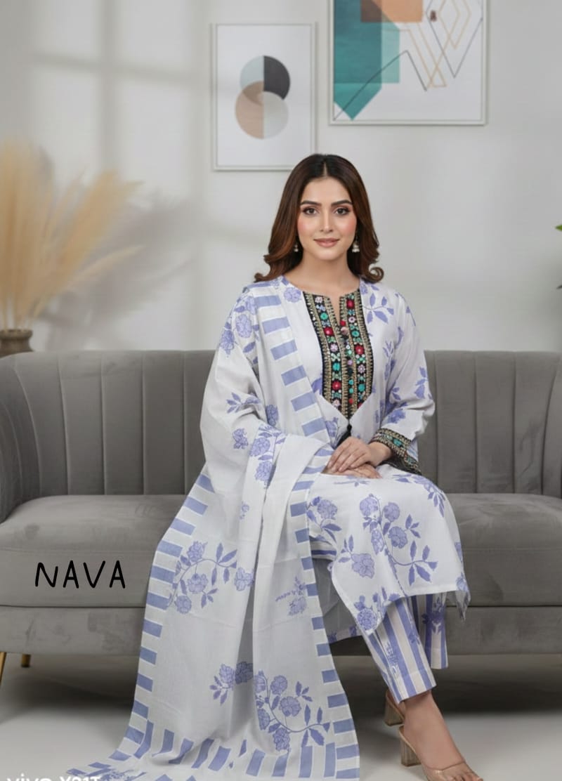 Beautiful 3-piece  Elegance in Every Stitch