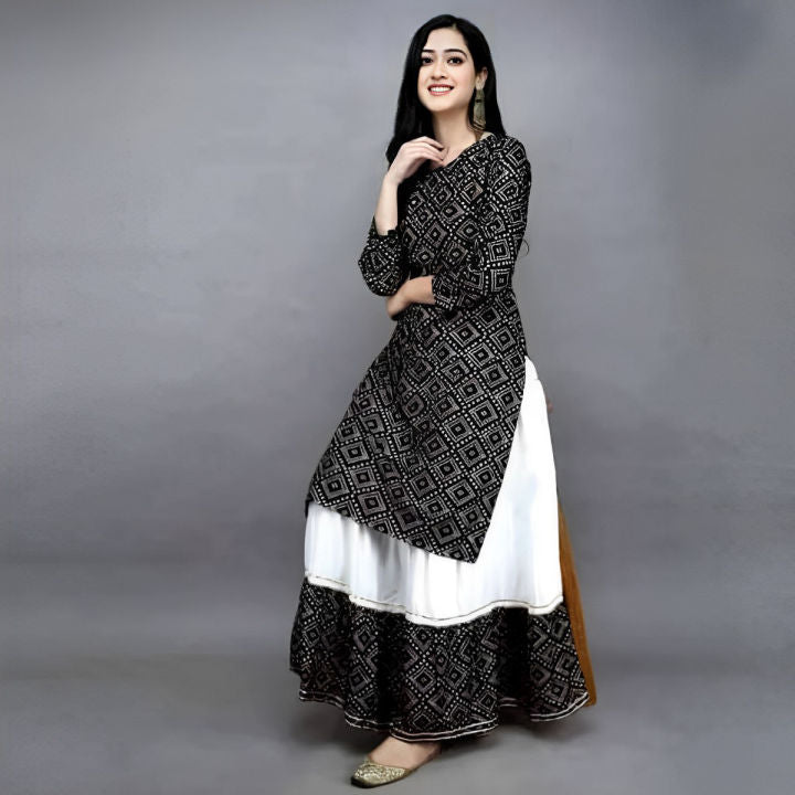 Letes design Choice full Garara Two piece Dress Collection for womens & girls Multicolor.